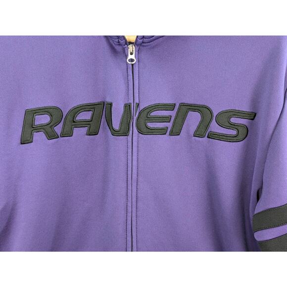 NFL Baltimore Ravens Zip-Up Sweatshirt XL/1X - Picture 4 of 7